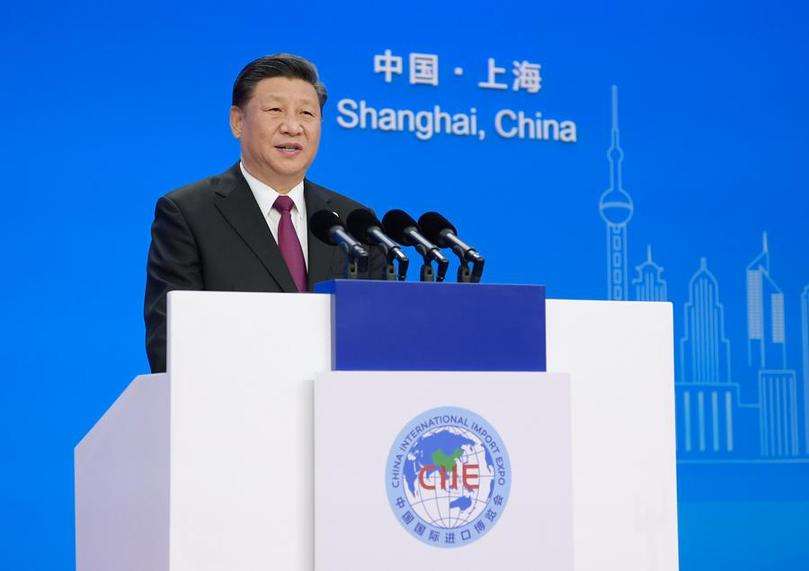 习近平进博会